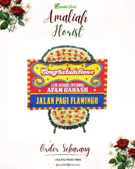Sewa Papan Bunga Gedung Nasional
